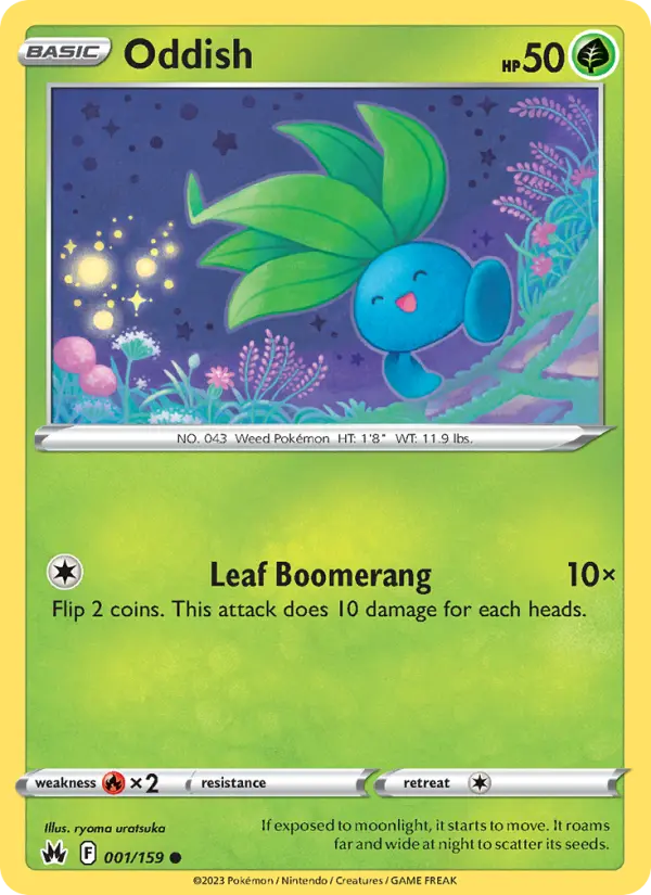 Oddish, Crown Zenith 001