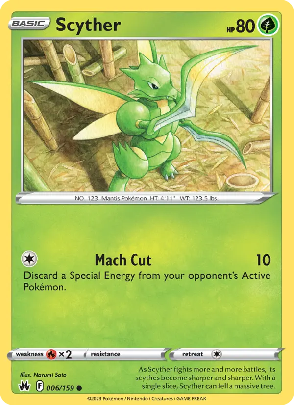 Scyther, Crown Zenith 006