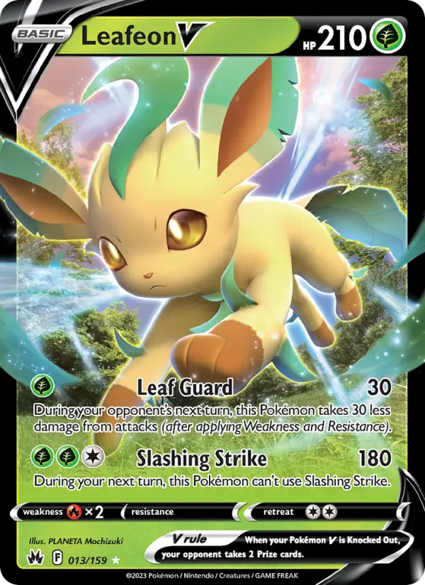 Leafeon V, Crown Zenith 013