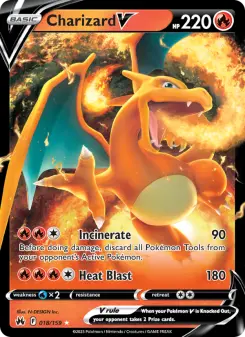 Charizard V, Crown Zenith 018