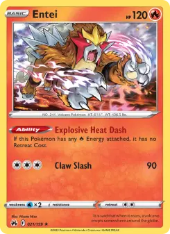 Entei, Crown Zenith 021