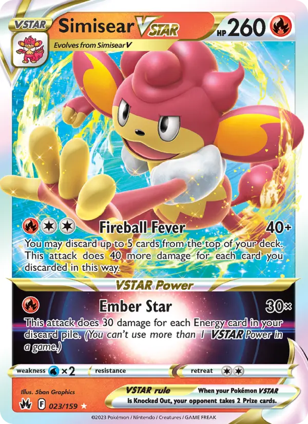 Simisear VSTAR, Crown Zenith 023