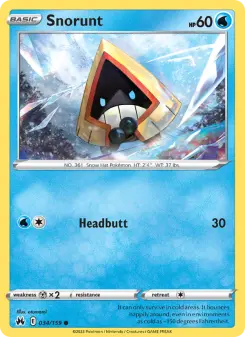 Snorunt, Crown Zenith 034