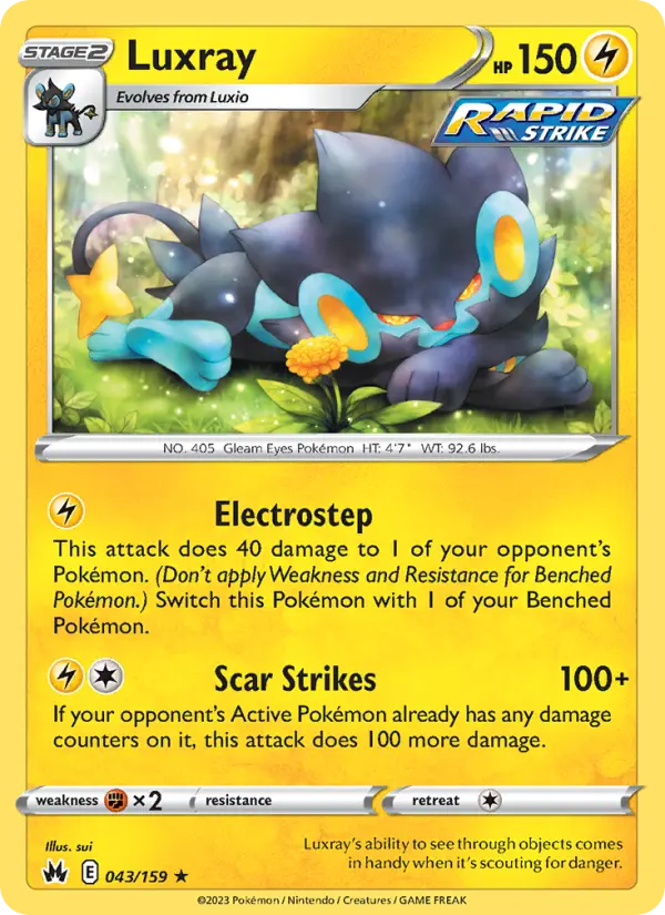 Luxray, Crown Zenith 043
