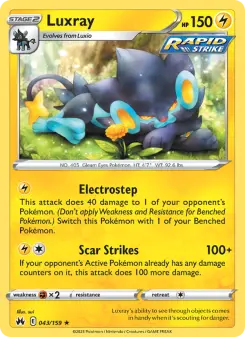 Luxray, Crown Zenith 043