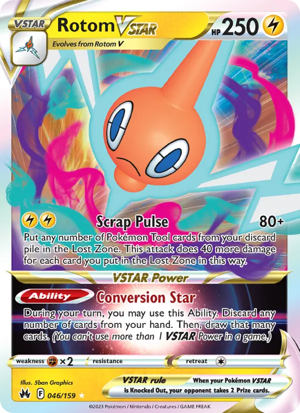 Rotom VSTAR, Crown Zenith 046