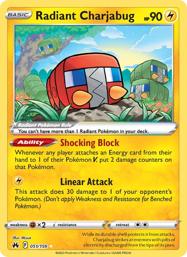 Radiant Charjabug, Crown Zenith 051