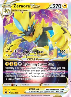 Zeraora VSTAR, Crown Zenith 055