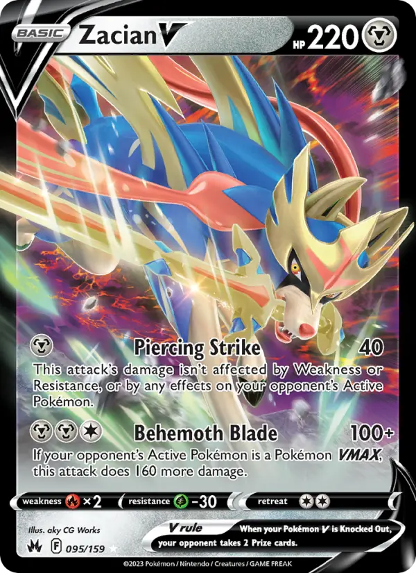 Zacian V, Crown Zenith 095