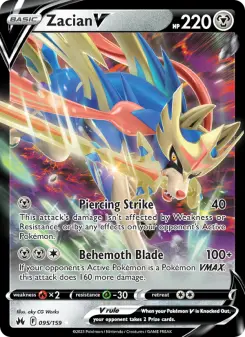Zacian V, Crown Zenith 095