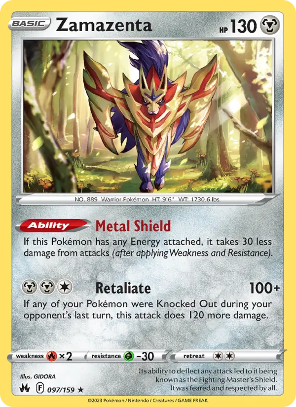 Zamazenta, Crown Zenith 097