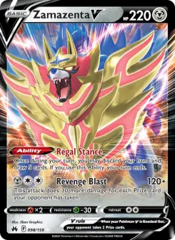 Zamazenta V, Crown Zenith 098