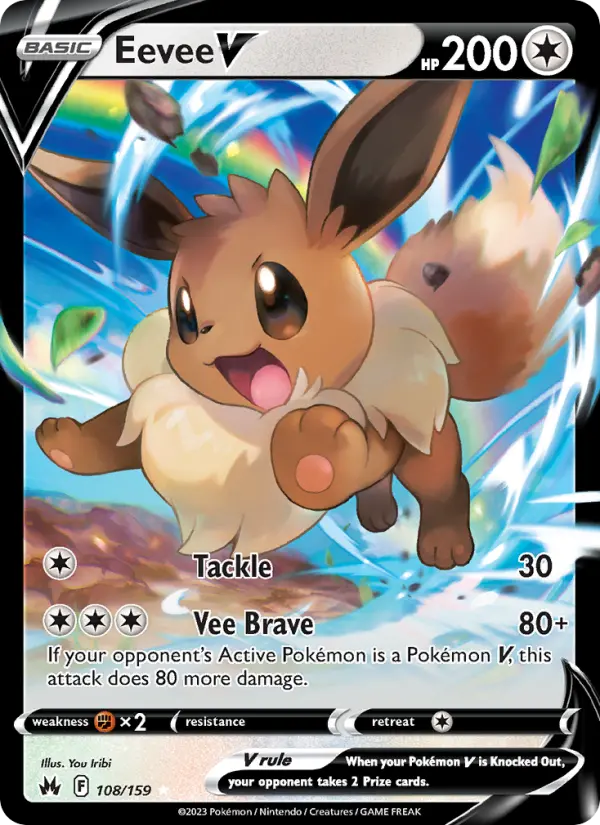 Eevee V, Crown Zenith 108