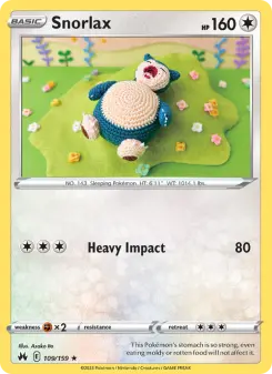 Snorlax, Crown Zenith 109