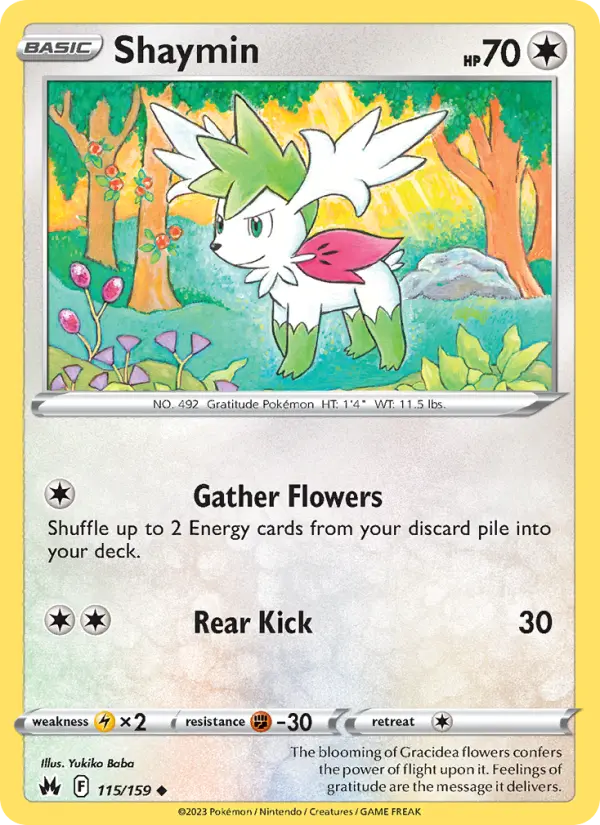 Shaymin, Crown Zenith 115
