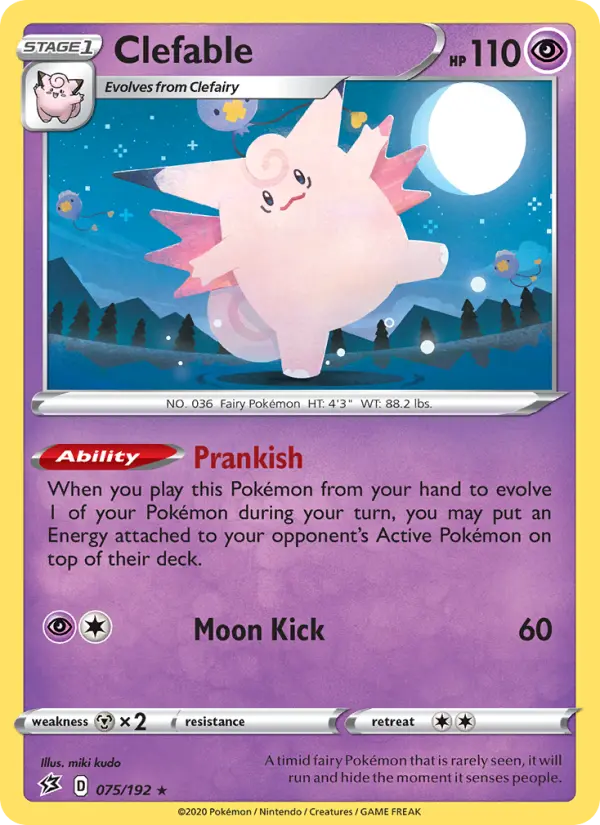 Clefable, Rebel Clash 75