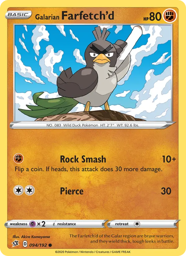 Galarian Farfetch'd, Rebel Clash 94