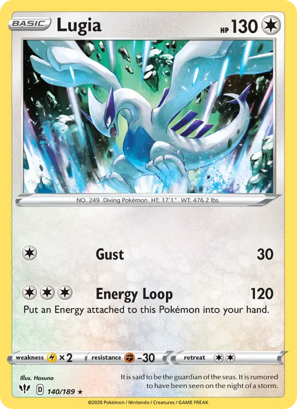Lugia, Darkness Ablaze 140