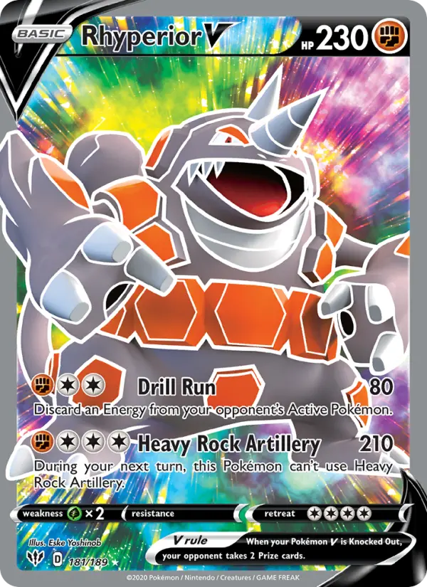 Rhyperior V, Darkness Ablaze 181