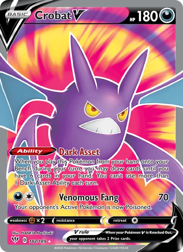 Crobat V, Darkness Ablaze 182