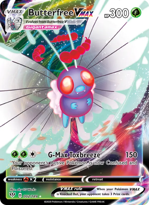 Butterfree VMAX, Darkness Ablaze 2
