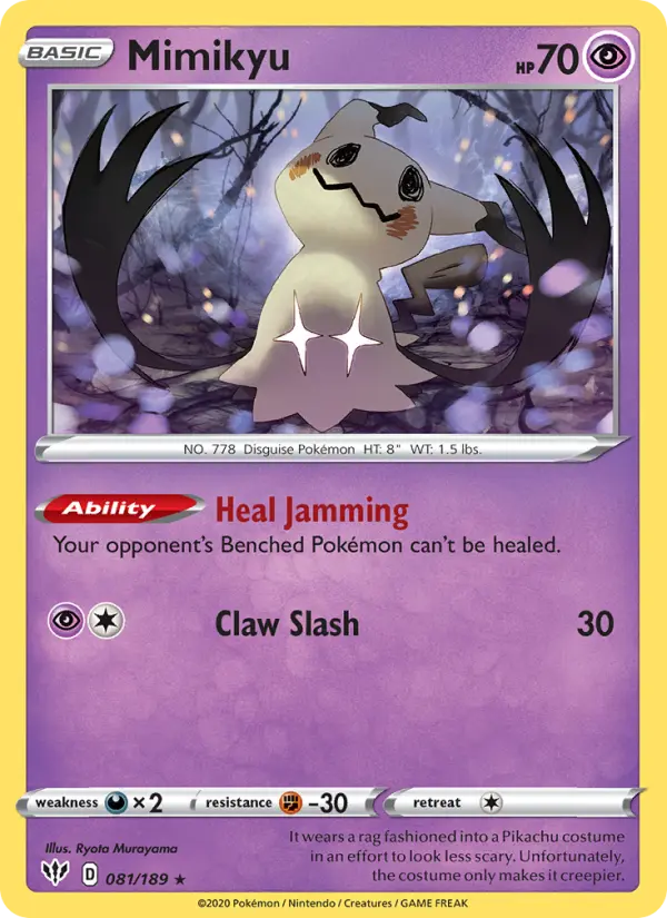Mimikyu, Darkness Ablaze 81