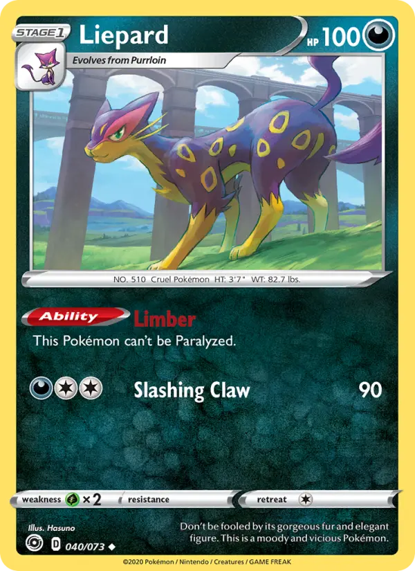 Liepard, Champion's Path 40