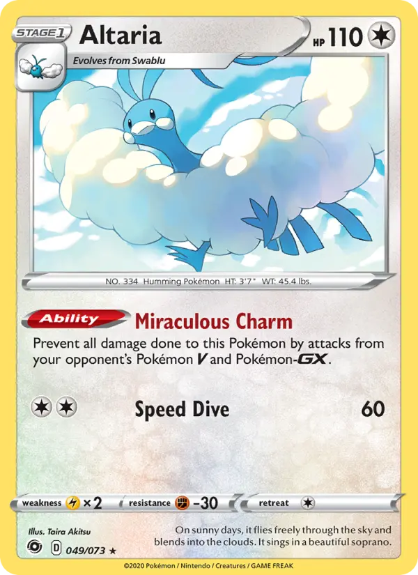 Altaria, Champion's Path 49