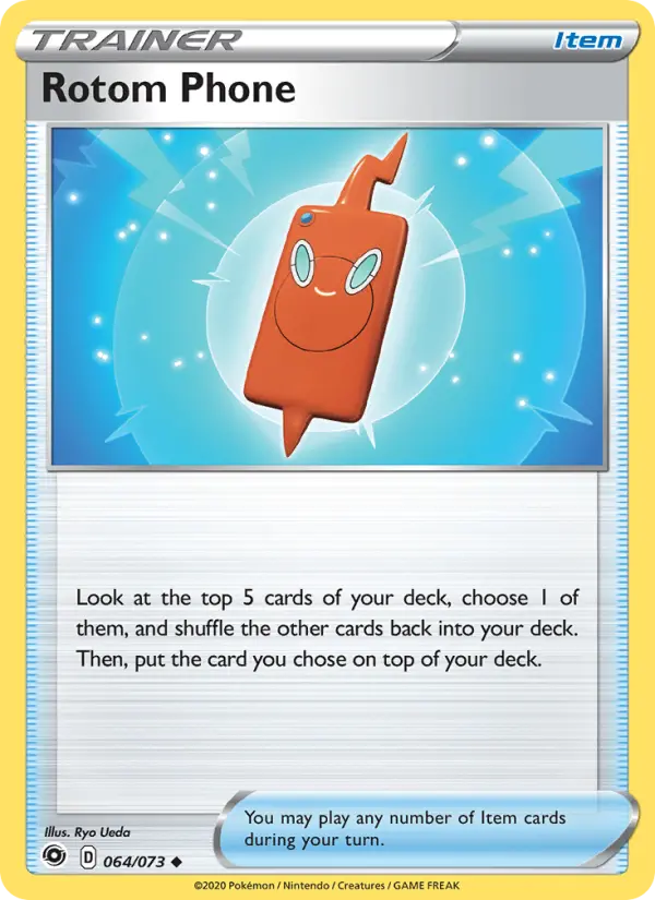Rotom Phone, Champion's Path 64