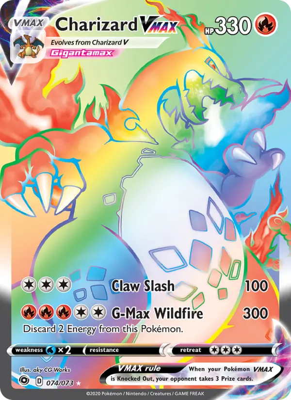 Charizard VMAX, Champion's Path 74