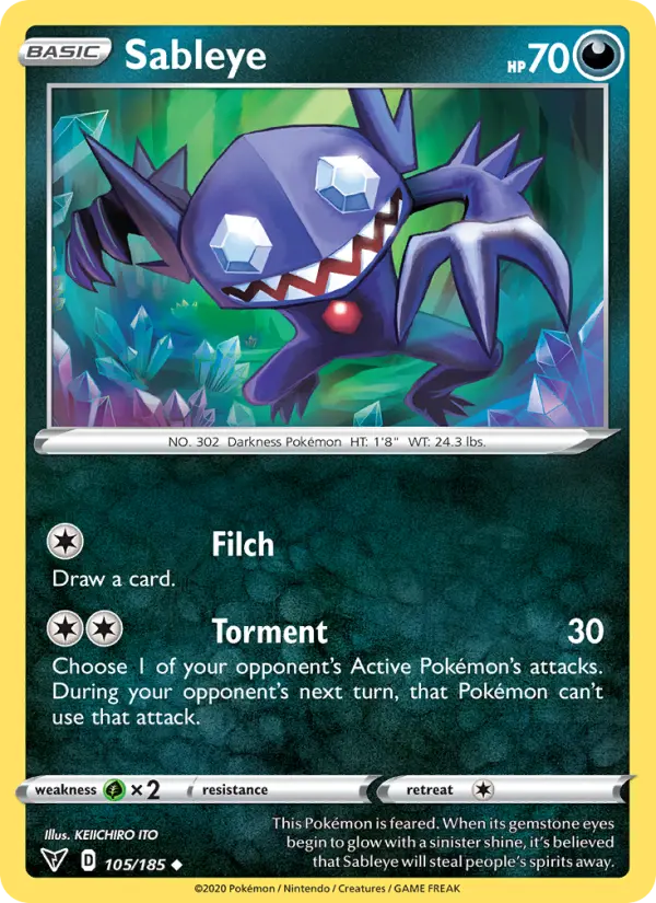 Sableye, Vivid Voltage 105