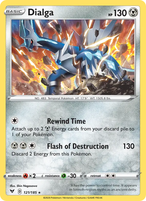 Dialga, Vivid Voltage 121