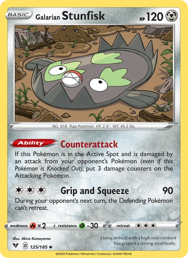 Galarian Stunfisk, Vivid Voltage 125