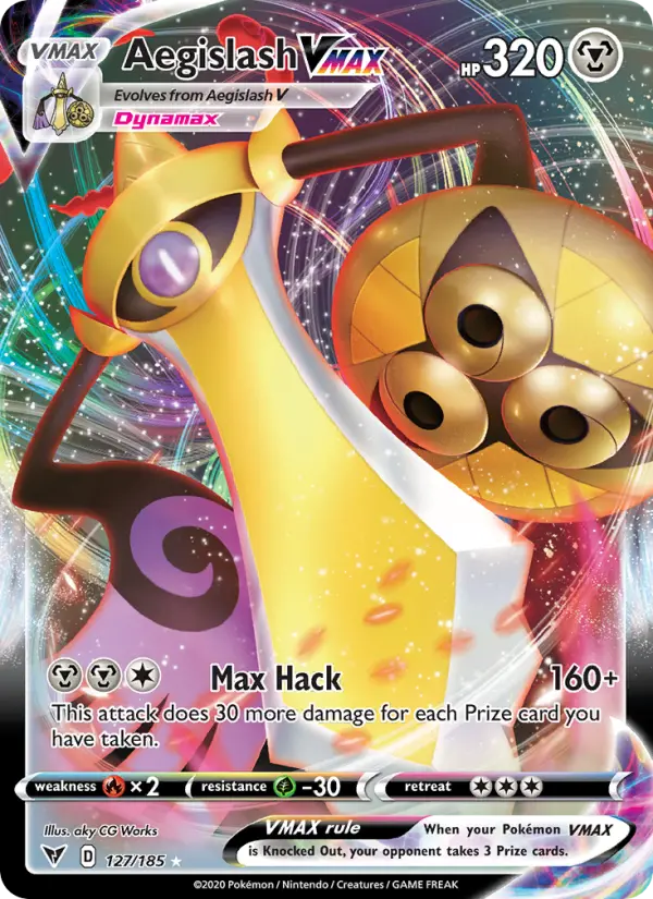 Aegislash VMAX, Vivid Voltage 127