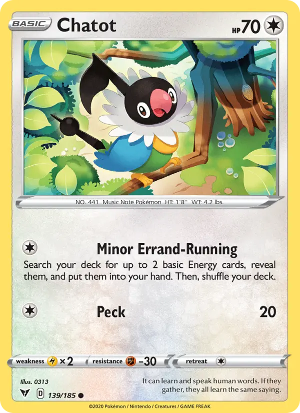 Chatot, Vivid Voltage 139