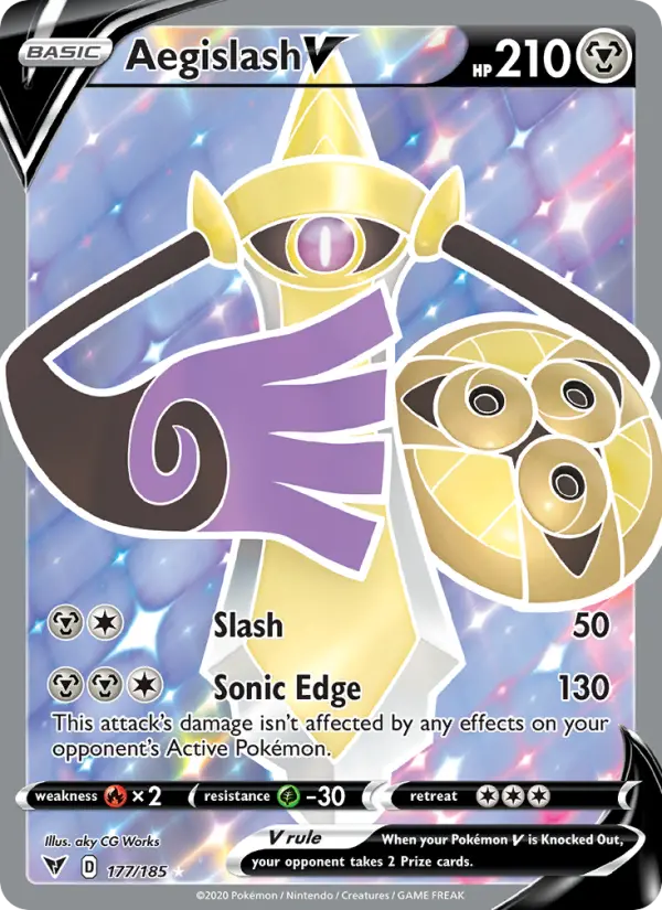 Aegislash V, Vivid Voltage 177