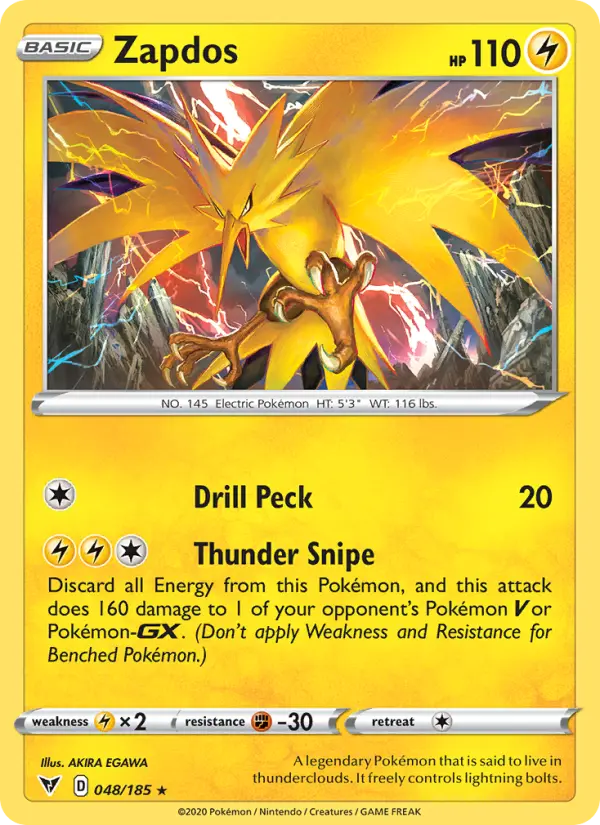 Zapdos, Vivid Voltage 48