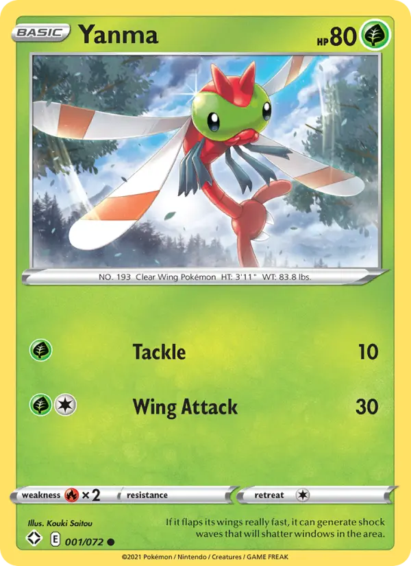 Yanma, Shining Fates 1