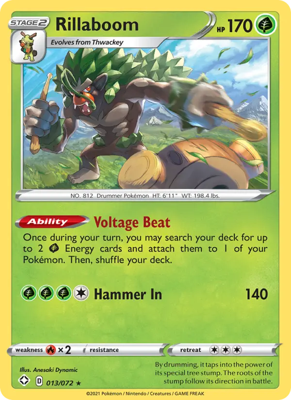 Rillaboom, Shining Fates 13
