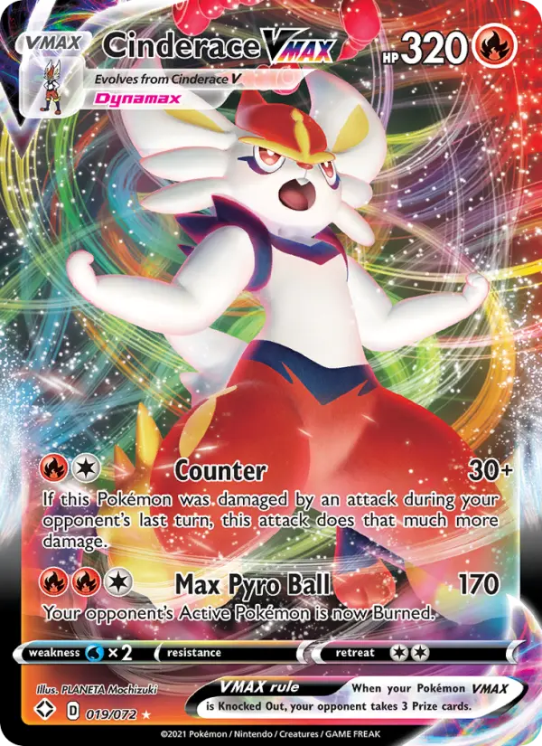 Cinderace VMAX, Shining Fates 19