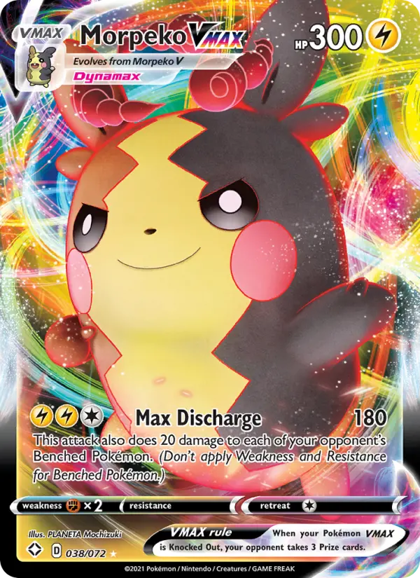 Morpeko VMAX, Shining Fates 38