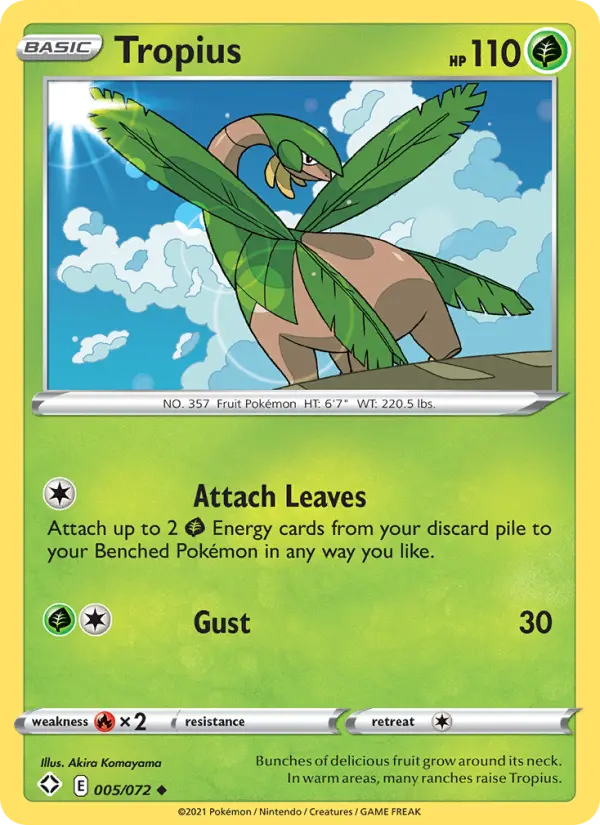 Tropius, Shining Fates 5