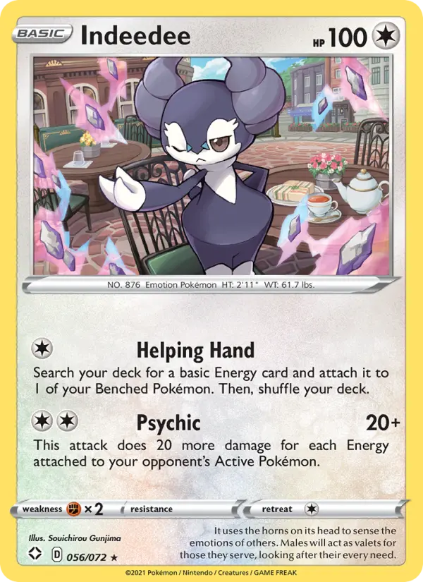 Indeedee, Shining Fates 56