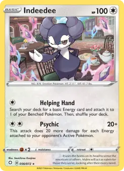 Indeedee, Shining Fates 56