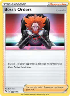 Boss's Orders (Lysandre), Shining Fates 58