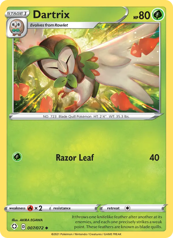 Dartrix, Shining Fates 7