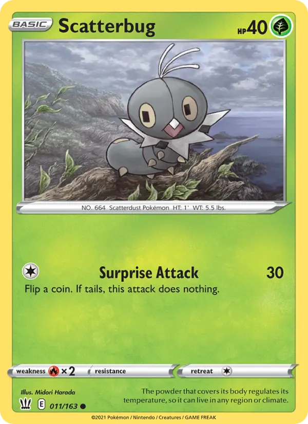 Scatterbug, Battle Styles 11