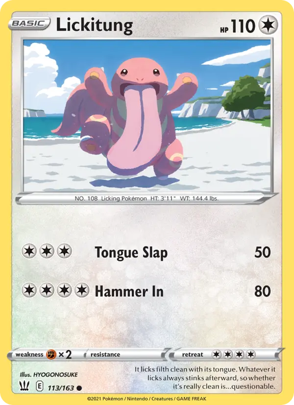 Lickitung, Battle Styles 113