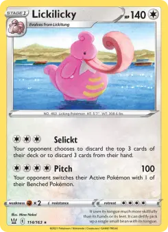 Lickilicky, Battle Styles 114