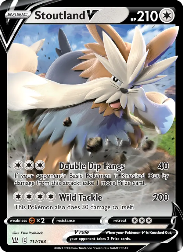 Stoutland V, Battle Styles 117